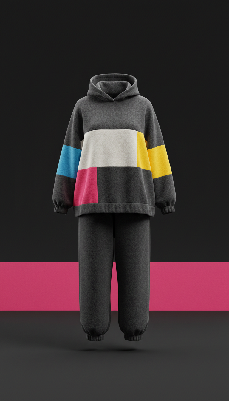 Kinetic Relaxed-Fit Tracksuit – Oversized Streetwear
